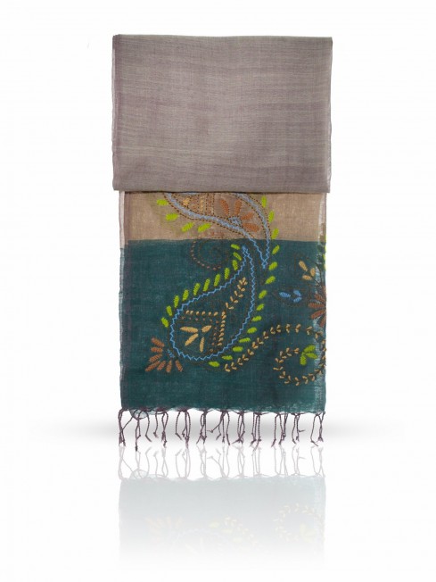 Палантин Женский ZW.EMB/GREEN